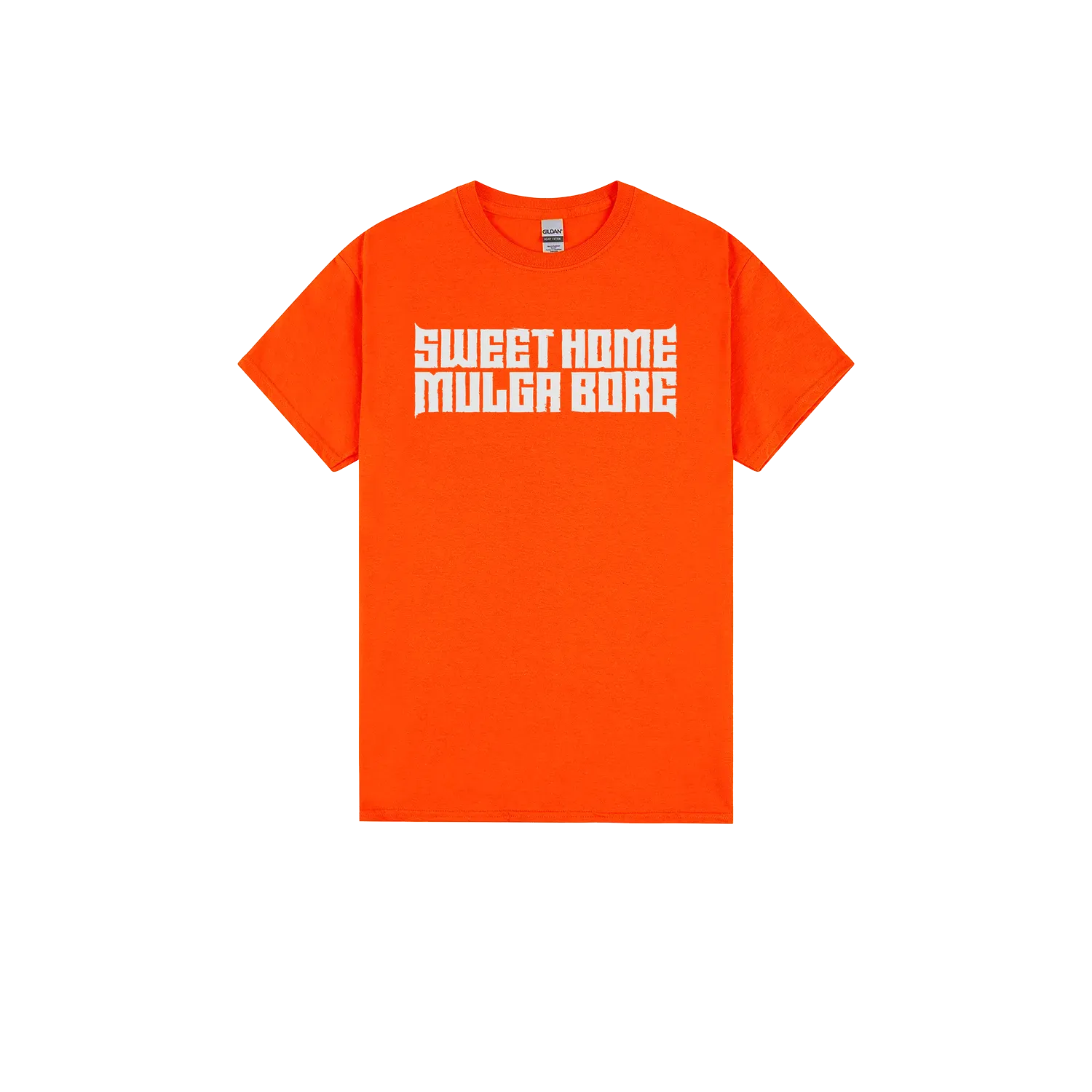 Orange front flat lay